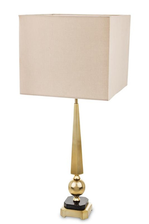 Lampa Stołowa Wysoka 83 cm dekoracyjna z kloszem 