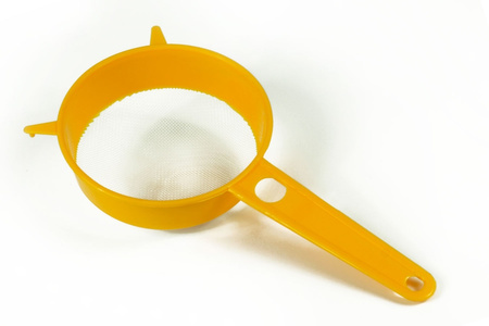 Sitko plastikowe z rączką ø 122 mm Mąka  Cukier 