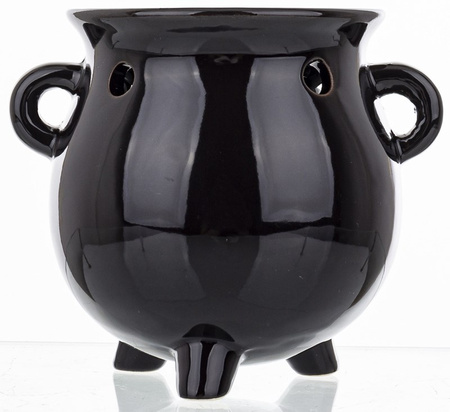 Kominek Zapachowy Czarny Ceramiczny Kociołek