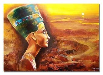 Obraz "Egipt" ręcznie malowany 50x70cm