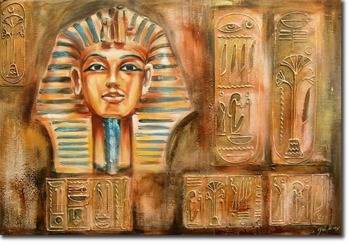 Obraz "Egipt" ręcznie malowany 60x90cm