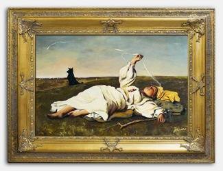 Obraz - Józef Chełmoński - olejny, ręcznie malowany 90x120cm