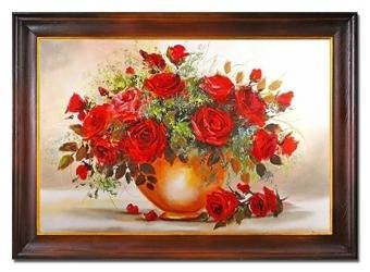 Obraz "Roze" ręcznie malowany 76x106cm