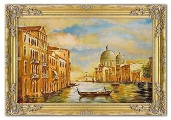 Obraz - Wenecja - olejny, ręcznie malowany 75x105cm