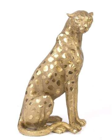 Figurka Bond Złoty Gepard 36,5x22cm