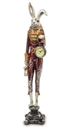 Figurka Królik Z Zegarkiem Pierrot 54x11cm