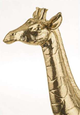 Figurka dekoracyjna żyrafa złota 40x25x10 cm