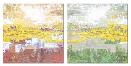 Obraz "Abstrakcje" reprodukcja 40x40cm  x2