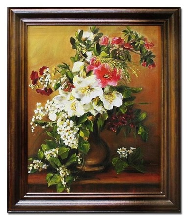 Obraz "Bukiety mieszane " ręcznie malowany 53x64cm