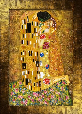 Obraz "Gustaw Klimt" ręcznie malowany 77x107cm