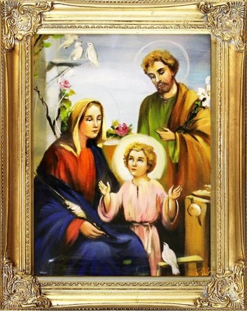 Obraz "Inne- religijne" ręcznie malowany 37x47cm