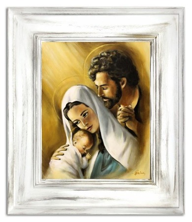 Obraz "Inne- religijne" ręcznie malowany 66x76cm