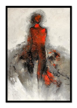 Obraz "NOWOŚCI" - olejny, ręcznie malowany 63x93cm