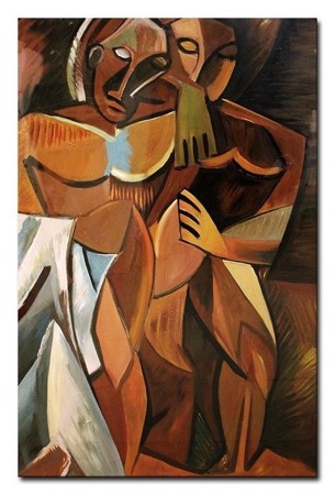 Obraz "Pablo Picasso, Salvador Dali i inni" ręcznie malowany 60x90cm