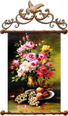 Obraz "Roze" ręcznie malowany 67x101cm