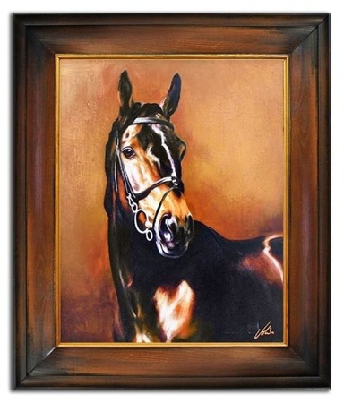 Obraz "Zwierzęta" ręcznie malowany 53x63cm