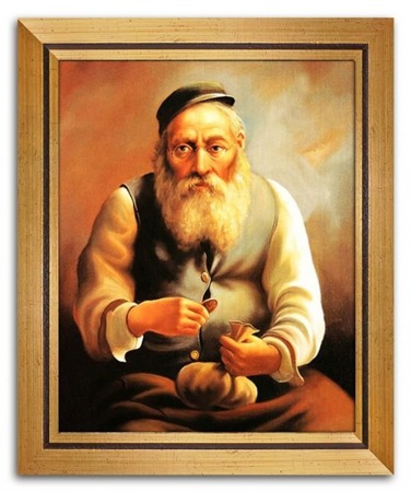 Obraz "Żyd na szczęście" reprodukcja 24x30cm
