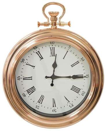 Zegar wiszący ozdobny stylowy złoty klasyczny