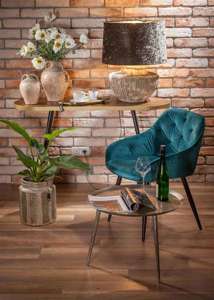 Krzesło tapicerowane PICADO blue_Aluro