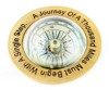 Mosiężny kompas soczewkowy DREAM -  7,5x7,5x3,5cm